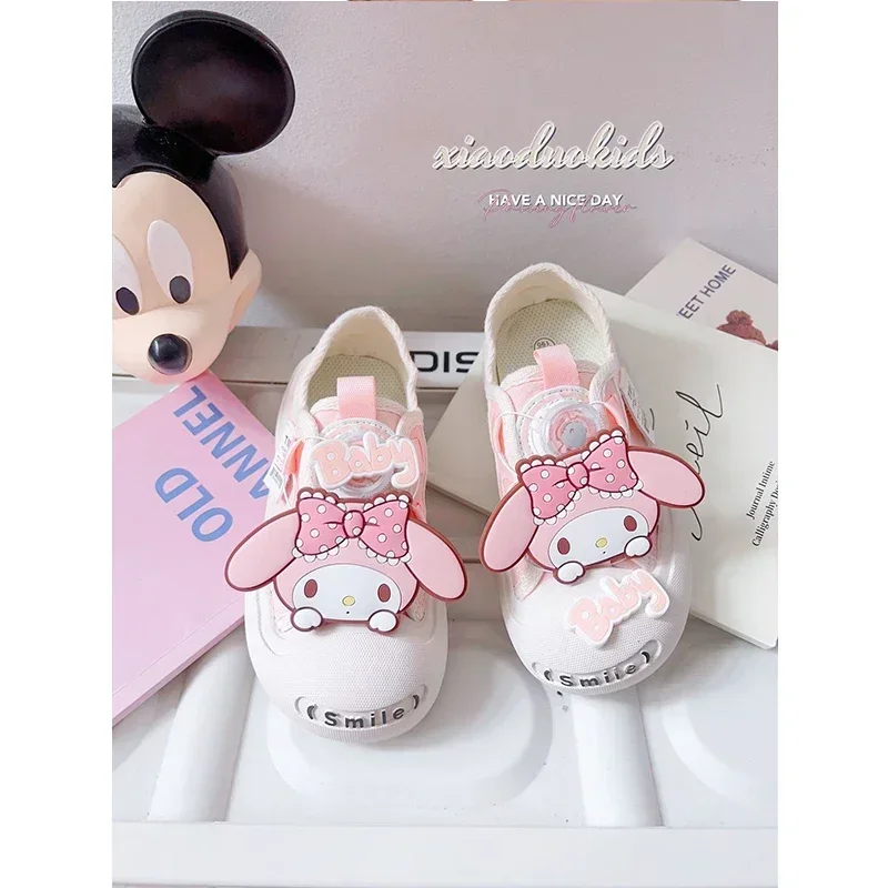 Sweet Sanrio Anime Kawaii Children Casual Canvas Shoes Summer Autumn Cute Cartoon Girls Board Sneakers Ins Gifts for Kids
Sweet Sanrio Anime Kawaii Children Casual Canvas Shoes Summer Autumn Cute Cartoon Girls Board Sneakers Ins Gifts for Kids