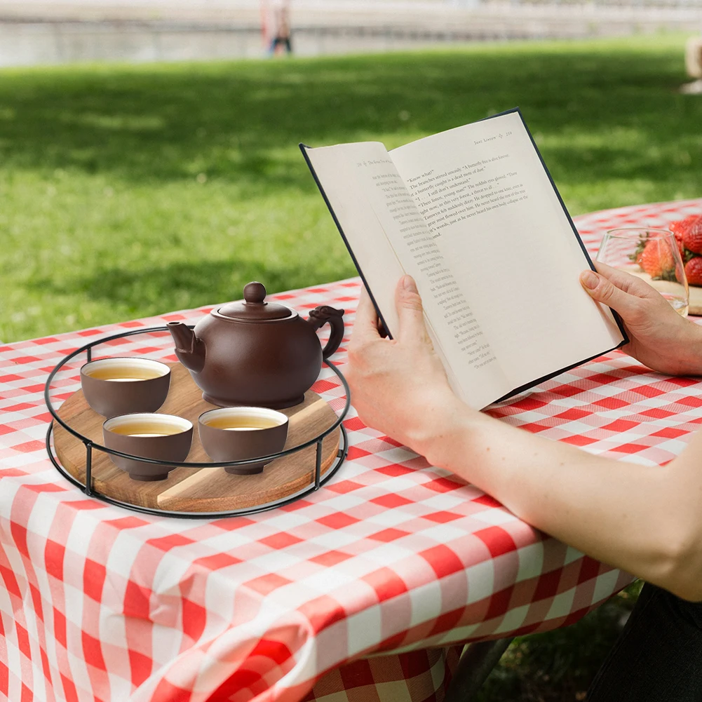 Вращающаяся на 360 градусов подставка-органайзер Lazy Susan: универсальный деревянный круглый поднос для специй и приправ для шкафа или обеденного стола
Вращающаяся на 360 градусов подставка-органайзер Lazy Susan: универсальный деревянный круглый поднос для специй и приправ для шкафа или обеденного стола