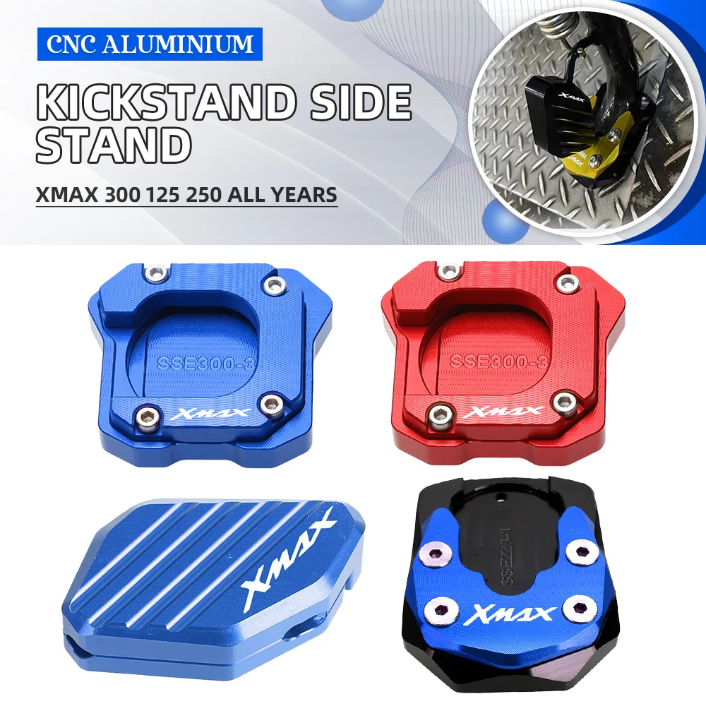 FOR YAMAHA XMAX 300 125 250 ALL YEARS Motorcycle Kickstand Extender Foot Side Extension Support Plate Anti-skid Enlarged Base
FOR YAMAHA XMAX 300 125 250 ALL YEARS Motorcycle Kickstand Extender Foot Side Extension Support Plate Anti-skid Enlarged Base