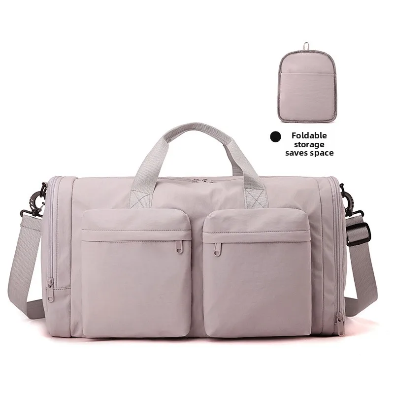 New Foldable Hand-held Travel Bag for Both Men and Women, Large-capacity Multi-pocket Storage Bag, Casual Sports and Fitness Bag
New Foldable Hand-held Travel Bag for Both Men and Women, Large-capacity Multi-pocket Storage Bag, Casual Sports and Fitness Bag