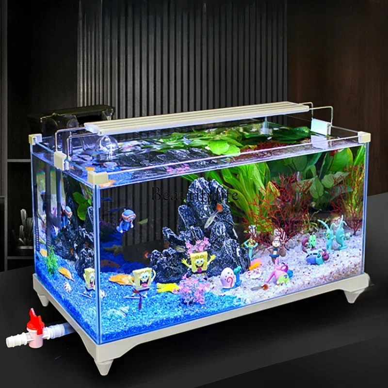 LD33Fish Tank New Ecological Glass Super White Tank Home Living Room Office Small Large Desktop
LD33Fish Tank New Ecological Glass Super White Tank Home Living Room Office Small Large Desktop