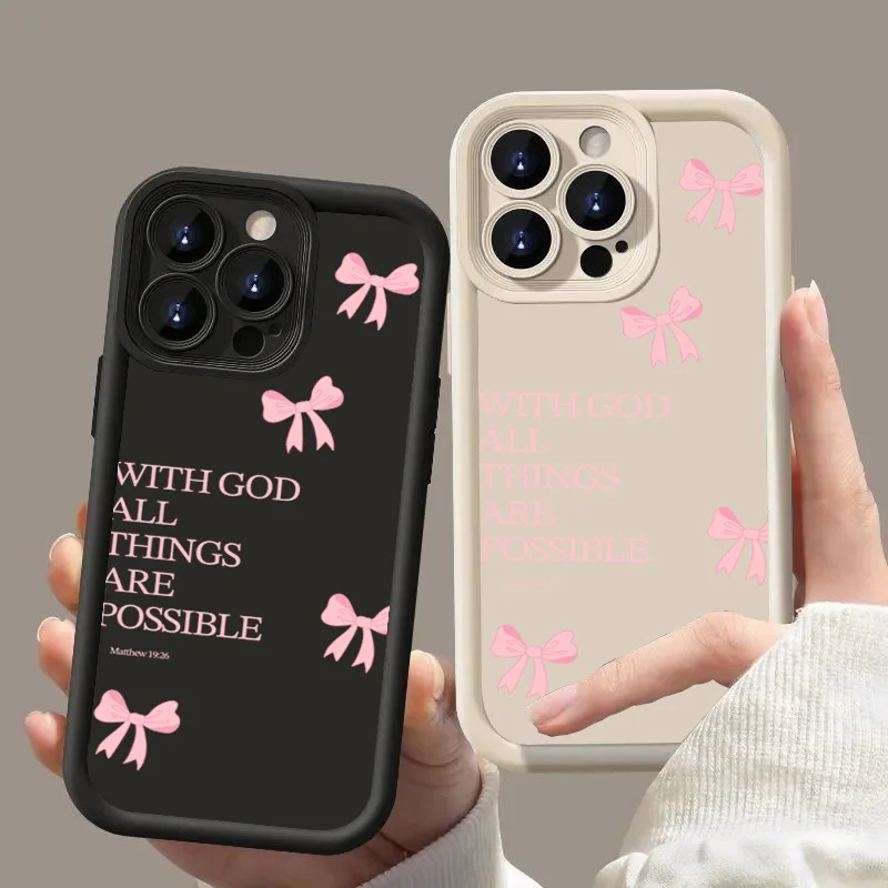 Pink Girly Bow Slogan Soft Phone Case For iPhone 13 16 15 14 Pro Max 11 12 Pro XS XR X 8 7 Plus 16E SE3 Silicone Matte Cover
Pink Girly Bow Slogan Soft Phone Case For iPhone 13 16 15 14 Pro Max 11 12 Pro XS XR X 8 7 Plus 16E SE3 Silicone Matte Cover
