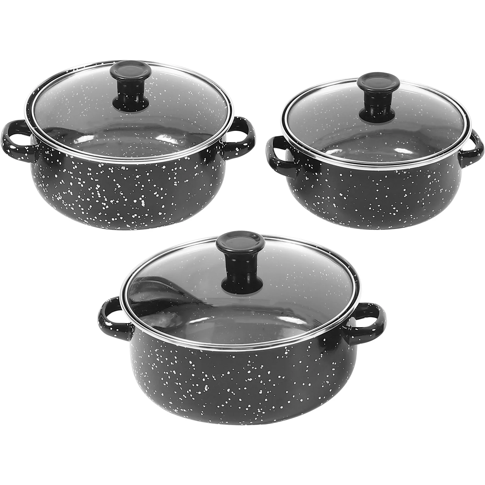 1set/3pcs Soup Pot Frying Pan Hot Pot Saucepan Stockpot Enamel Cook Stock Pot Instant Noodle Pot With Lid Kitchen Cook Cookware
1set/3pcs Soup Pot Frying Pan Hot Pot Saucepan Stockpot Enamel Cook Stock Pot Instant Noodle Pot With Lid Kitchen Cook Cookware