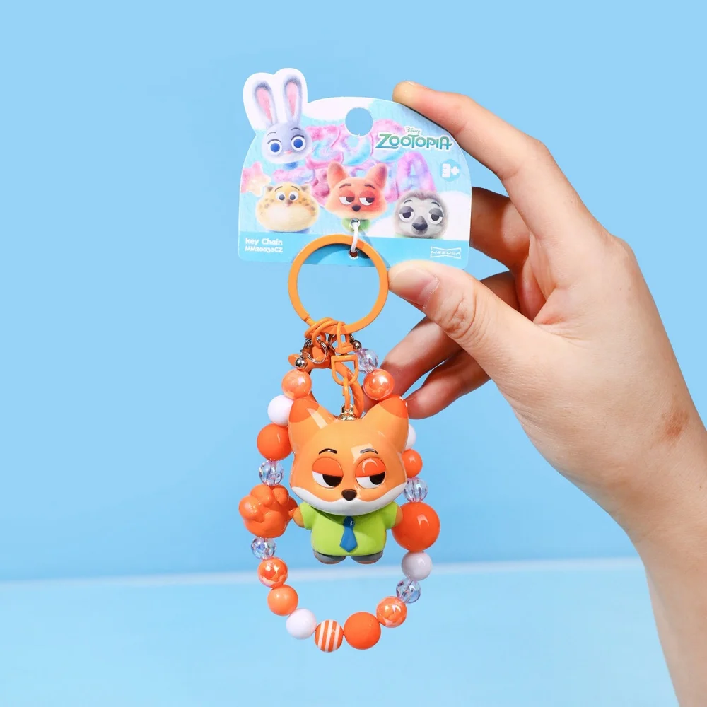 Genuine Zootopia Bead String Keychain Ornament Couple Judy Nick Cartoon Doll Bag Keychain Accessories Girls Birthday Gifts
Genuine Zootopia Bead String Keychain Ornament Couple Judy Nick Cartoon Doll Bag Keychain Accessories Girls Birthday Gifts