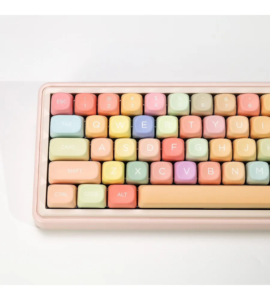 Rainbow candy theme keycap PBT material KOA highly sublimation process Suitable for mechanical keyboard 98
Rainbow candy theme keycap PBT material KOA highly sublimation process Suitable for mechanical keyboard 98