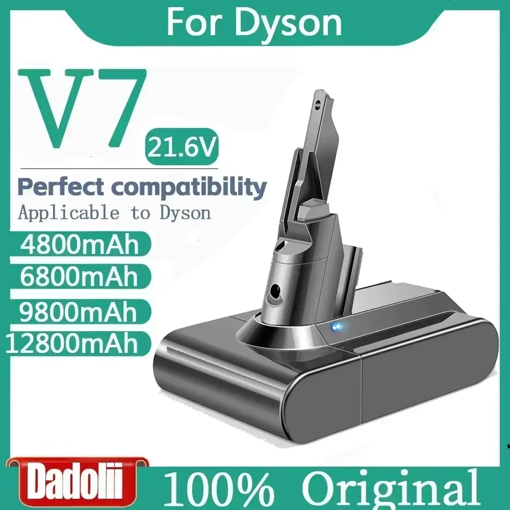 21.6V Li-ion Battery for Dyson V7 - Fits Trigger, Animal, Fluffy, Car+Boat, Absolute, Handheld Models
21.6V Li-ion Battery for Dyson V7 - Fits Trigger, Animal, Fluffy, Car+Boat, Absolute, Handheld Models