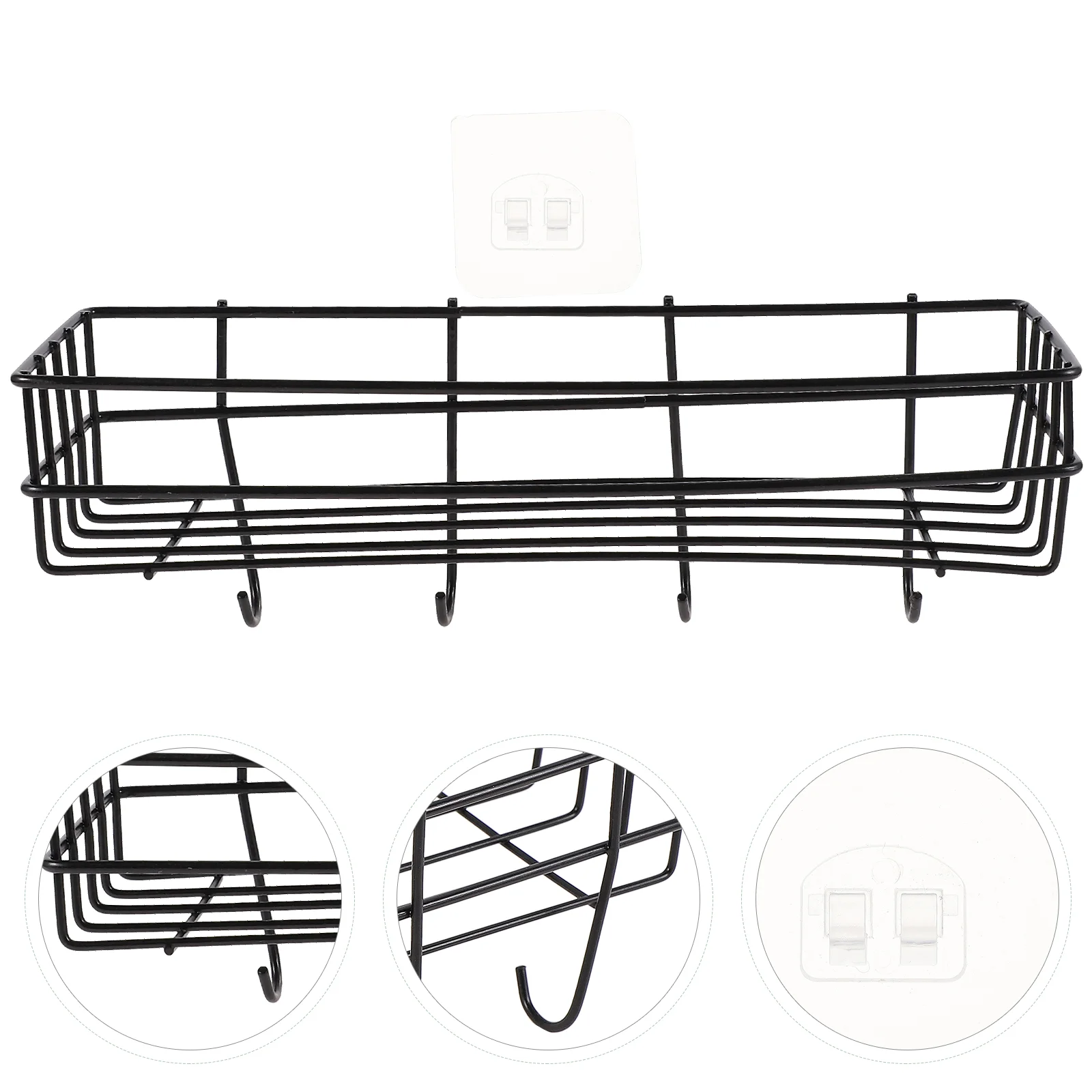 Wrought Iron Wall mounted Storage Rack Space saving Practical Shelf Hollow out Design Water Drainage Strong Bearing Capacity
Wrought Iron Wall mounted Storage Rack Space saving Practical Shelf Hollow out Design Water Drainage Strong Bearing Capacity