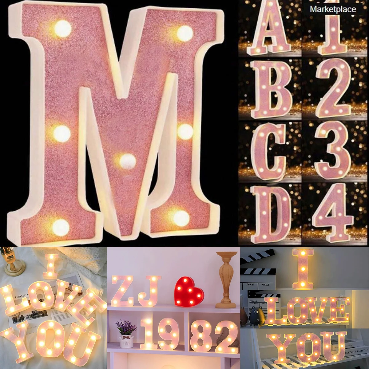 1pc Pink alphanumeric light suitable for birthday parties, weddings, home decor, Christmas and Valentine's Day decoration
1pc Pink alphanumeric light suitable for birthday parties, weddings, home decor, Christmas and Valentine's Day decoration