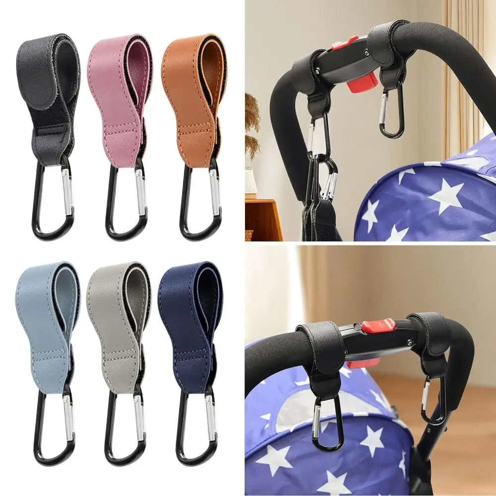 Fashion PU Leather Stroller Hooks Adjustable Organizer Hook Bicycle Hook Stroller Accessories Carabiner
Fashion PU Leather Stroller Hooks Adjustable Organizer Hook Bicycle Hook Stroller Accessories Carabiner