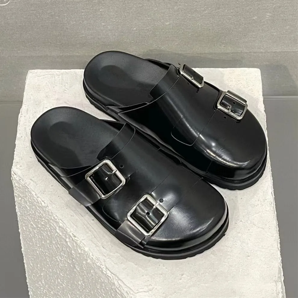 Designer Brand Women's Shoes Leather Flat Bottomed Casual Toe Slippers Women's Mueller Shoes Summer New Collection 2024 Trend
Designer Brand Women's Shoes Leather Flat Bottomed Casual Toe Slippers Women's Mueller Shoes Summer New Collection 2024 Trend