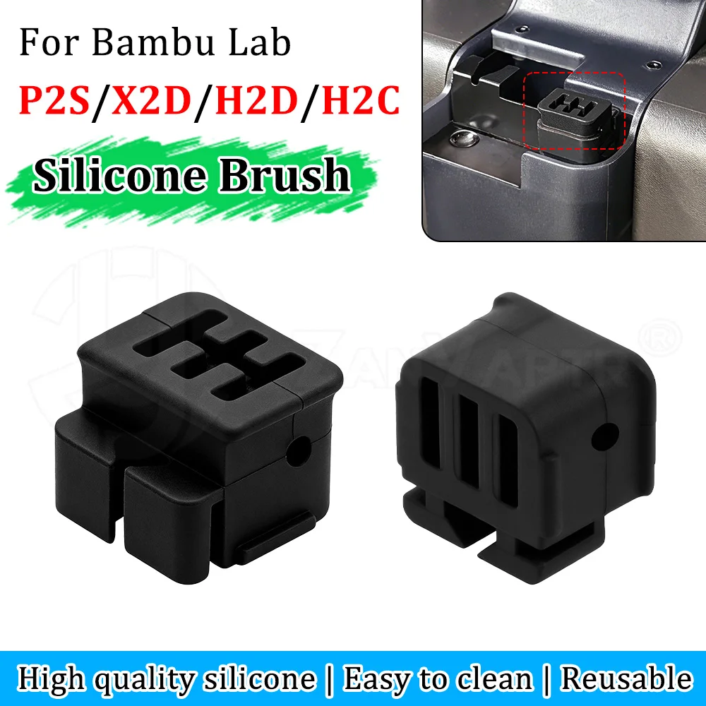 High Temperature Resistant Silicone Nozzle Cleaner Brush Durable Wiper for Bambu X2D/P2S/H2D/H2C 3D Printer Extruder Parts
High Temperature Resistant Silicone Nozzle Cleaner Brush Durable Wiper for Bambu X2D/P2S/H2D/H2C 3D Printer Extruder Parts