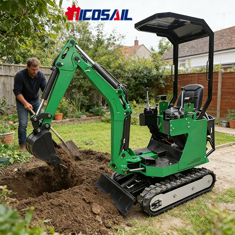 1 Ton Excavator Wide Application Mini Digger Farm Park Garden Construction Use with CE Approved
1 Ton Excavator Wide Application Mini Digger Farm Park Garden Construction Use with CE Approved