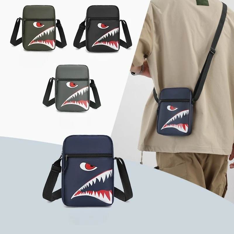 Shark Crossbody Bag for Men Women Mini Phone Pouch with Adjustable Strap Multi-Way Wearable Oxford Cloth Outdoor Travel Bag
Shark Crossbody Bag for Men Women Mini Phone Pouch with Adjustable Strap Multi-Way Wearable Oxford Cloth Outdoor Travel Bag