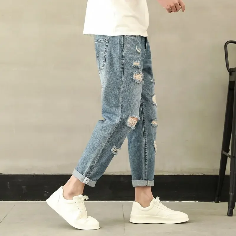 Loose Male Cowboy Pants Trousers Baggy Cotton Korean Style Classic Y 2k Vintage Retro 2025 Fashion Wide Leg Harajuku Men's Jeans
Loose Male Cowboy Pants Trousers Baggy Cotton Korean Style Classic Y 2k Vintage Retro 2025 Fashion Wide Leg Harajuku Men's Jeans