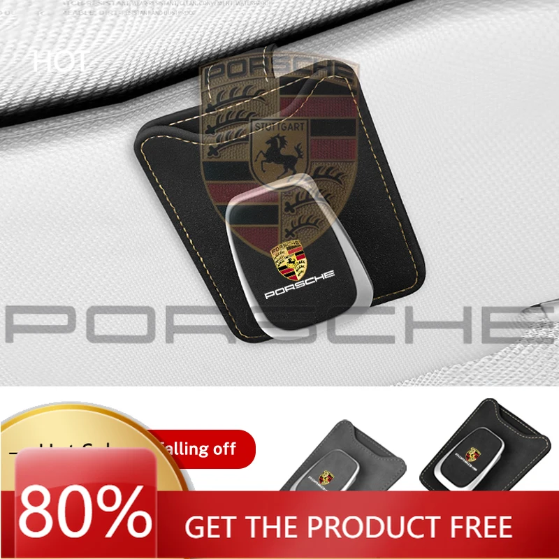 Porsche Car Sticker 1PC Car Interior Glasses Clip Card Storage Holder For Porsche Panamera Carrera Macan Boxster Cayman Cayenne
Porsche Car Sticker 1PC Car Interior Glasses Clip Card Storage Holder For Porsche Panamera Carrera Macan Boxster Cayman Cayenne
