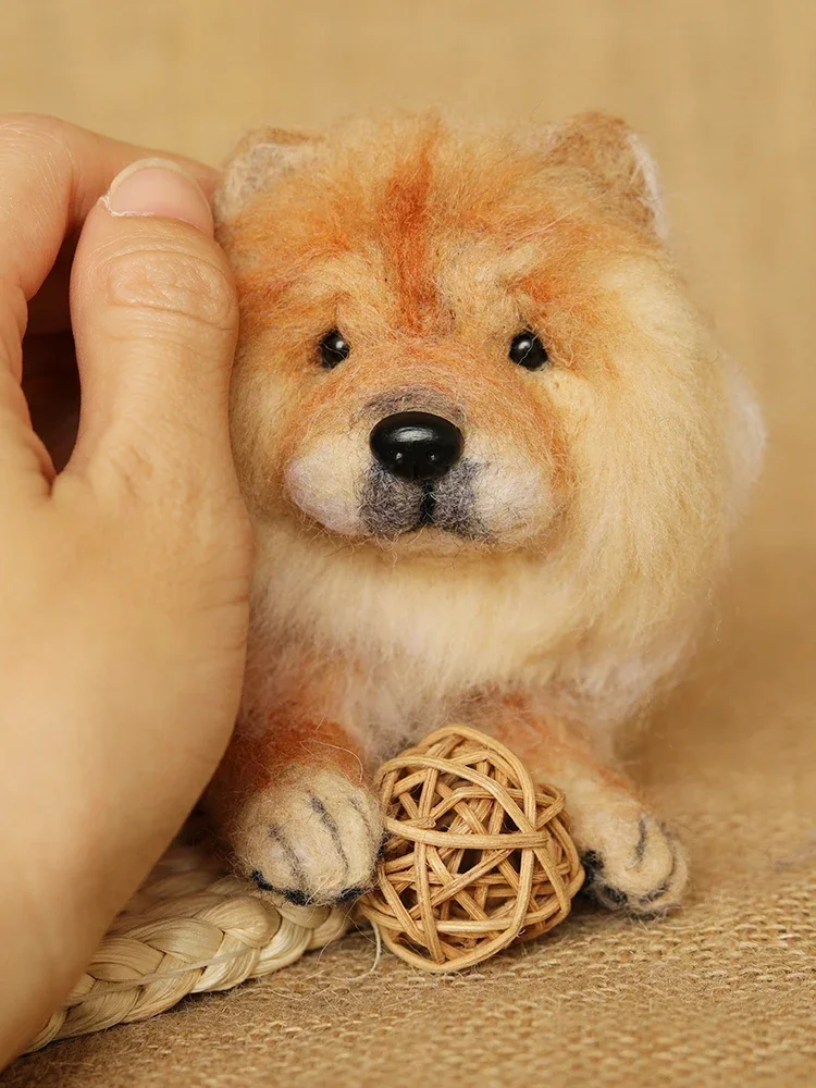 Wool Felt Simulation Pet Customized Pine Lion Puppy Model Ornament Poking And Prodding Creative Gift Handmade DIY Gift
Wool Felt Simulation Pet Customized Pine Lion Puppy Model Ornament Poking And Prodding Creative Gift Handmade DIY Gift