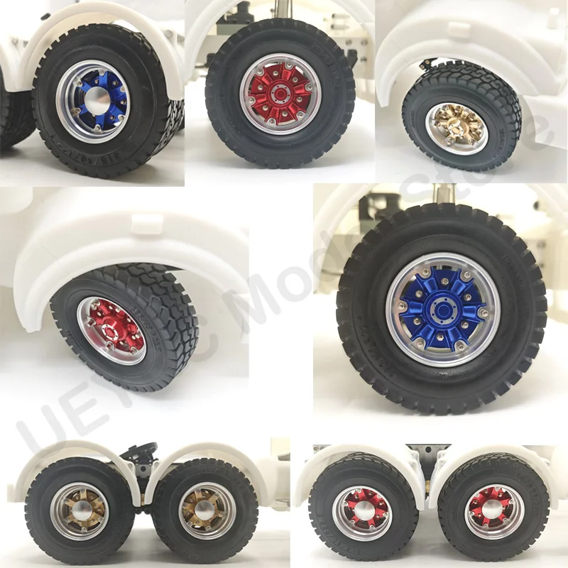 RC Truck Metal Front&rear Truck Banner Wheel Hub Rim for 1/14 Tamiya SCANIA 770S R620 VOLVO Arocs MAN TGX Car
RC Truck Metal Front&rear Truck Banner Wheel Hub Rim for 1/14 Tamiya SCANIA 770S R620 VOLVO Arocs MAN TGX Car
