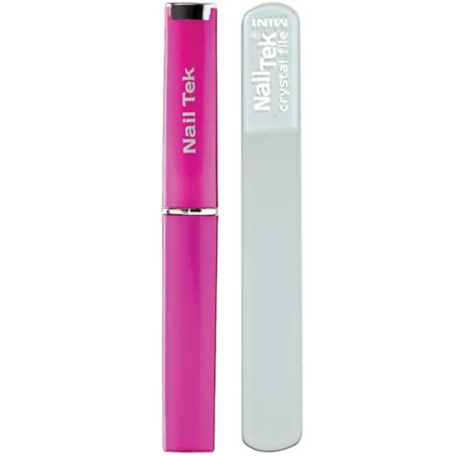 Nail Tek File - Glass Nail File with Case, Durable and Gentle for Natural Nails, Travel-Friendly Design, Fuchsia, Mi
Nail Tek File - Glass Nail File with Case, Durable and Gentle for Natural Nails, Travel-Friendly Design, Fuchsia, Mi