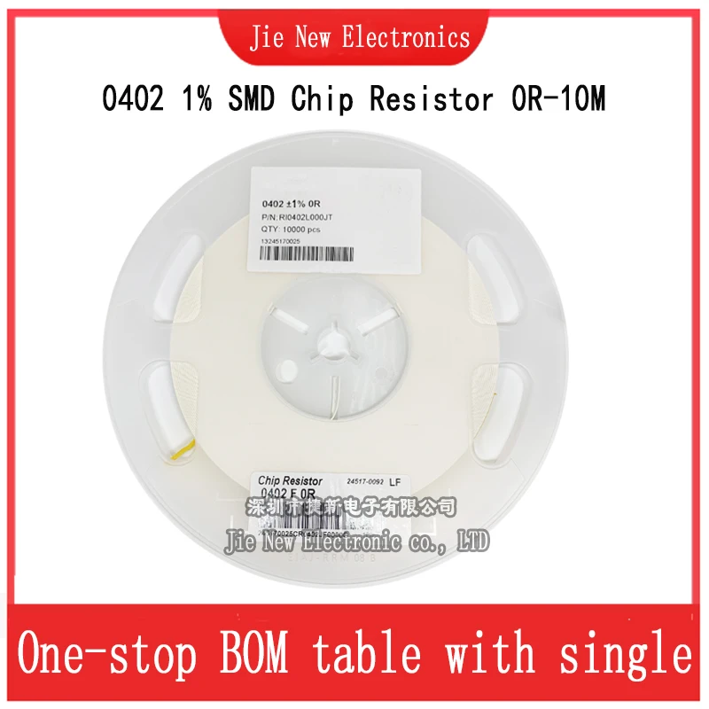 10000 шт. 0402 SMD чип-резистор 1% 0R-10M 0.1R 0.22R 0.5R 1R 4.7R 10R 1K 2.2K 10K 51K 91K 100K 330K 470K 1M 2M 7.5M 9.1M
10000 шт. 0402 SMD чип-резистор 1% 0R-10M 0.1R 0.22R 0.5R 1R 4.7R 10R 1K 2.2K 10K 51K 91K 100K 330K 470K 1M 2M 7.5M 9.1M