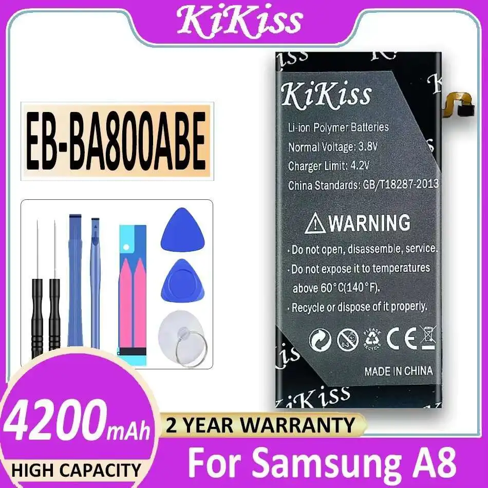 Mobile Phone Battery EB-BA800ABE High Performance For Samsung Galaxy A8 A8000 A800F A800S A800YZ 4200mAh
Mobile Phone Battery EB-BA800ABE High Performance For Samsung Galaxy A8 A8000 A800F A800S A800YZ 4200mAh
