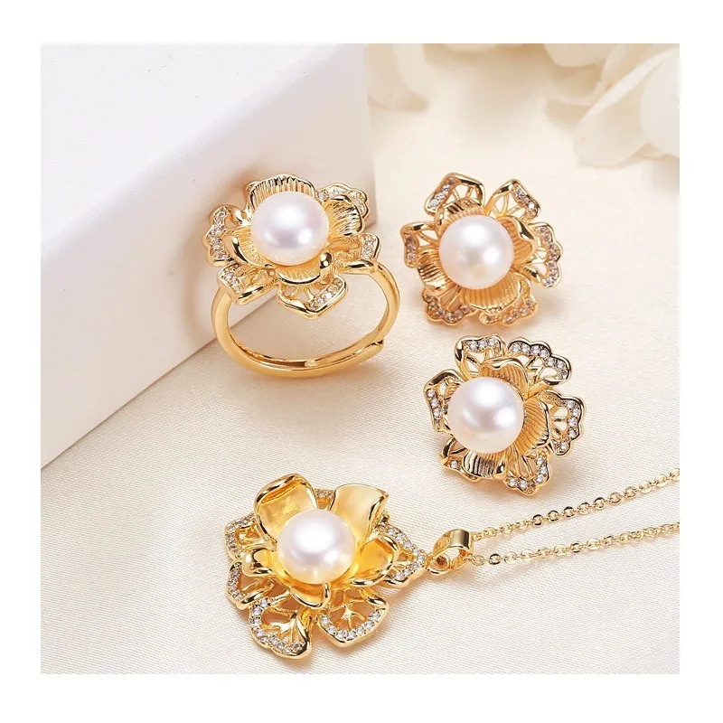Jewelry Pearl Set Jewelry Three-piece Set Freshwater Pearl Stud Earrings Pendant Necklace Pearl Set Women
Jewelry Pearl Set Jewelry Three-piece Set Freshwater Pearl Stud Earrings Pendant Necklace Pearl Set Women