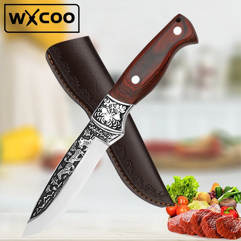 WXCOO Kitchen Forged Boning Knife Stainless Steel Chef Meat Fruit BBQ Knife Professional Butcher Cleaver Fish Knife with Cover
WXCOO Kitchen Forged Boning Knife Stainless Steel Chef Meat Fruit BBQ Knife Professional Butcher Cleaver Fish Knife with Cover