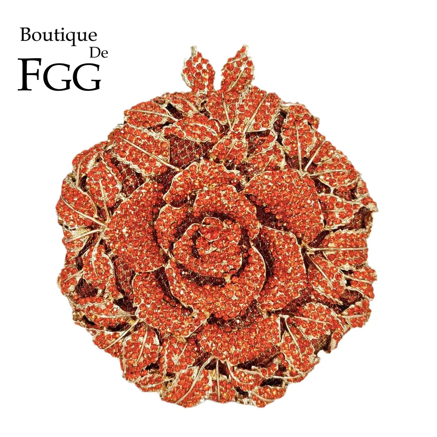 Женская сумка-клатч Boutique De FGG, с оранжевыми розами, с кристаллами, для свадьбы, вечеринки
Женская сумка-клатч Boutique De FGG, с оранжевыми розами, с кристаллами, для свадьбы, вечеринки