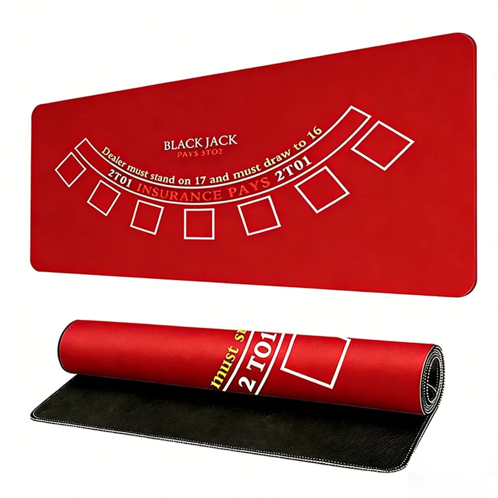 Professional Casino Blackjack Tablecloth Large XXXL Rubber Game Table Mat Poker Game Table Mat Entertainment Accessories
Professional Casino Blackjack Tablecloth Large XXXL Rubber Game Table Mat Poker Game Table Mat Entertainment Accessories