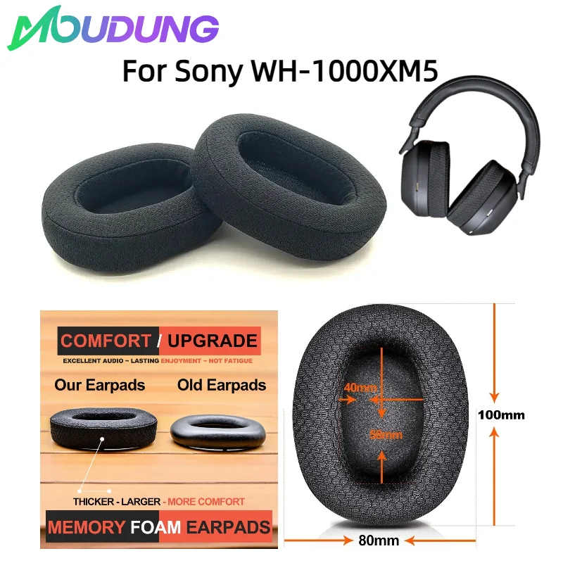 Replacement Foam Ear Pads Cushions for Sony WH-1000XM5 Headphones Soft Form Earpad High Quality Earpads Cover Cushion
Replacement Foam Ear Pads Cushions for Sony WH-1000XM5 Headphones Soft Form Earpad High Quality Earpads Cover Cushion