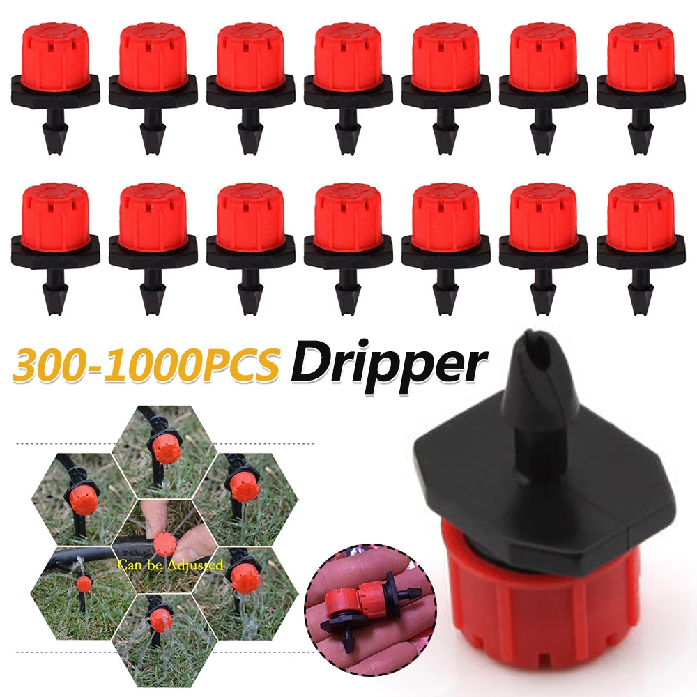 300-1000PCS Micro Mist Spray Adjustable Micro Irrigation Drippers Water Saving Anti-clogging Portable Practical Cooling System
300-1000PCS Micro Mist Spray Adjustable Micro Irrigation Drippers Water Saving Anti-clogging Portable Practical Cooling System