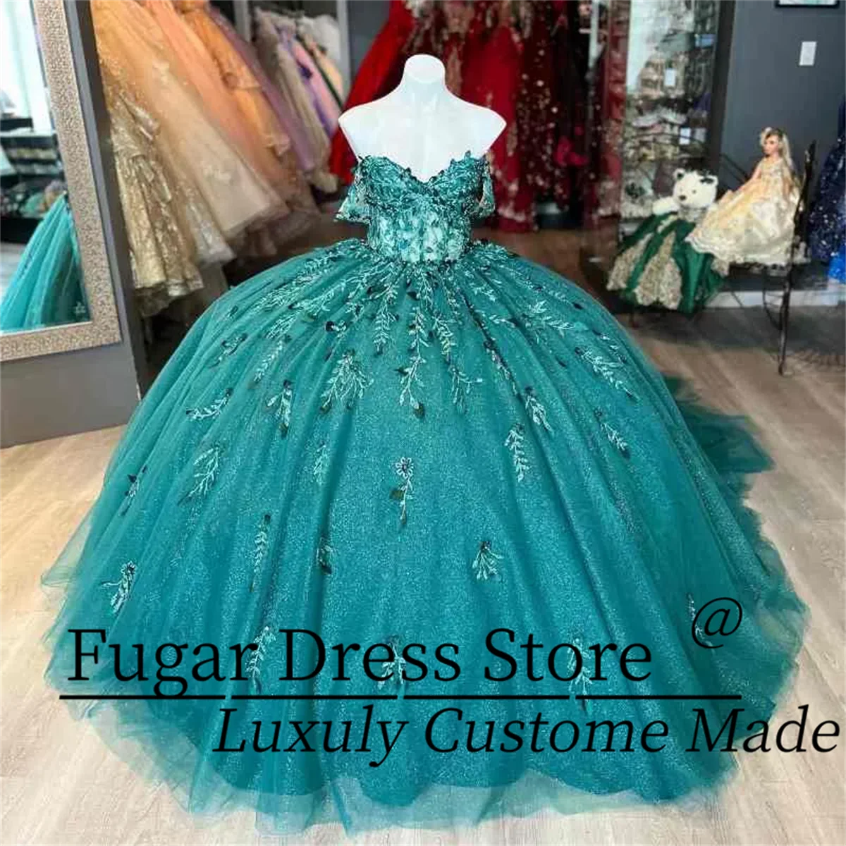 Изумрудно-зеленое бальное платье с кристаллами, платья Quinceanera, с открытыми плечами, цветочной аппликацией, расшитое бисером, милое платье 16, Vestidos De Xv Anos
Изумрудно-зеленое бальное платье с кристаллами, платья Quinceanera, с открытыми плечами, цветочной аппликацией, расшитое бисером, милое платье 16, Vestidos De Xv Anos