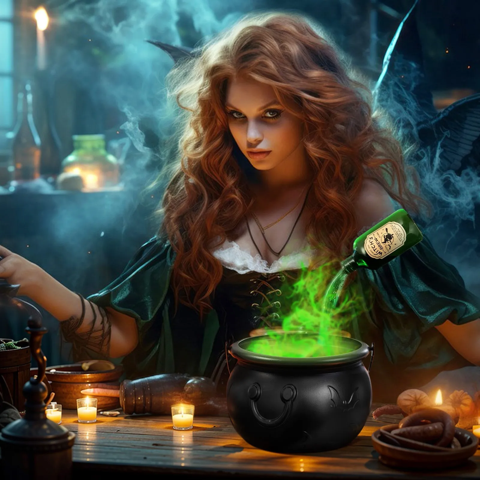 Halloween Magic Floating Potion Bottle Glowing Witch Cauldron Trick or Treat Party Favors Sparkling Potion Diffuser Set
Halloween Magic Floating Potion Bottle Glowing Witch Cauldron Trick or Treat Party Favors Sparkling Potion Diffuser Set