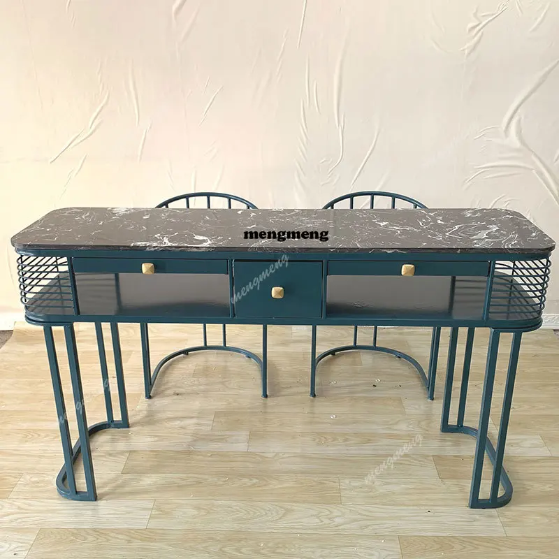 Single Double Triple High-end Nail Table Modern Simple New Luxury Marble Nail Table And Chairs Set
Single Double Triple High-end Nail Table Modern Simple New Luxury Marble Nail Table And Chairs Set