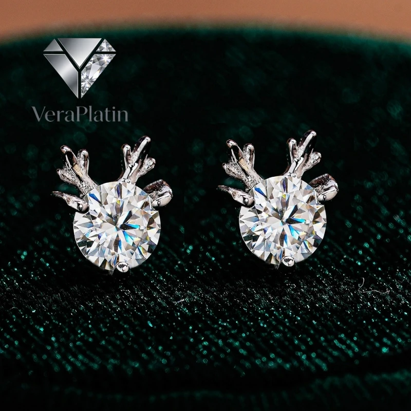 VeraPlatin Girl Birthday Gift 18K White Gold Valentine's Day 0.5CT Moissanite Diamond Wife Elk PT950 Platinum Women Wedding Antl
VeraPlatin Girl Birthday Gift 18K White Gold Valentine's Day 0.5CT Moissanite Diamond Wife Elk PT950 Platinum Women Wedding Antl