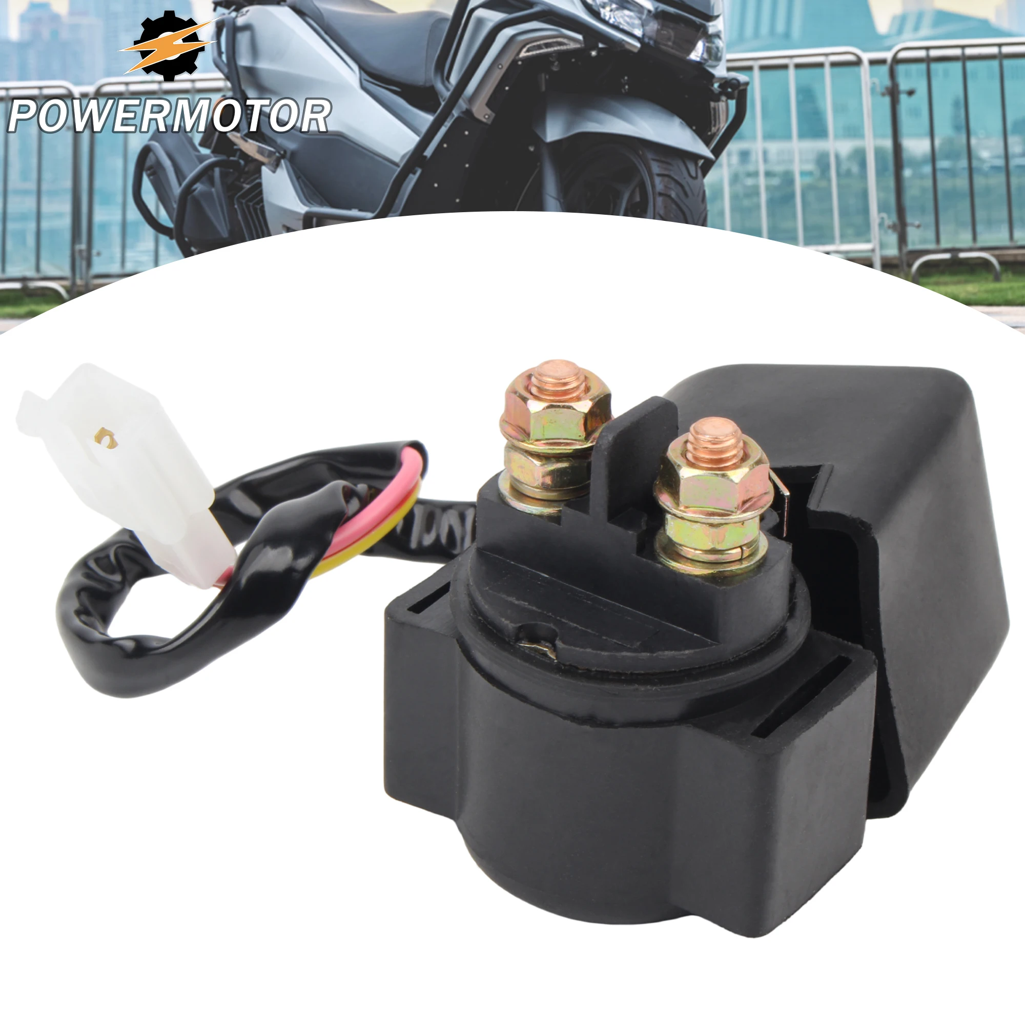 Universal 12V Solenoid Starter Relay for 4-Stroke 50cc 150cc 200cc 250cc ATV DirtBike Scooter Quad Moped ATV Go Kart Accessories
Universal 12V Solenoid Starter Relay for 4-Stroke 50cc 150cc 200cc 250cc ATV DirtBike Scooter Quad Moped ATV Go Kart Accessories