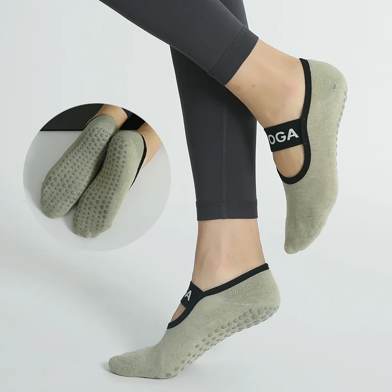 Professional Women Anti-slip Yoga Socks Backless Bandage Pilates Socks Ladies Ballet Dance Fitness Slipper Cotton Sports Socks
Professional Women Anti-slip Yoga Socks Backless Bandage Pilates Socks Ladies Ballet Dance Fitness Slipper Cotton Sports Socks