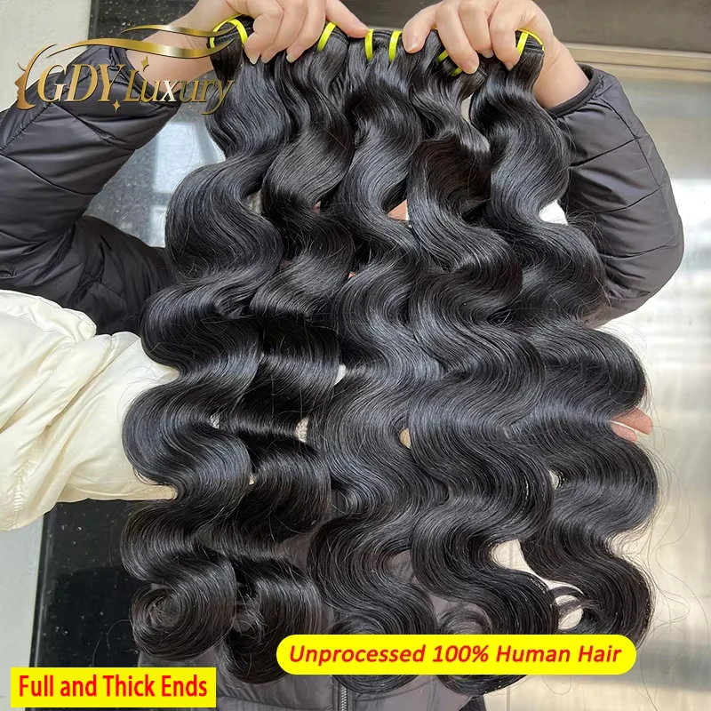 GDYLuxury 100% Unprocessed Human Hair Body Wave Raw Vietnamese Hair Bundles Hair Extensions Double Weft Hair 10-30 Inch 15A
GDYLuxury 100% Unprocessed Human Hair Body Wave Raw Vietnamese Hair Bundles Hair Extensions Double Weft Hair 10-30 Inch 15A