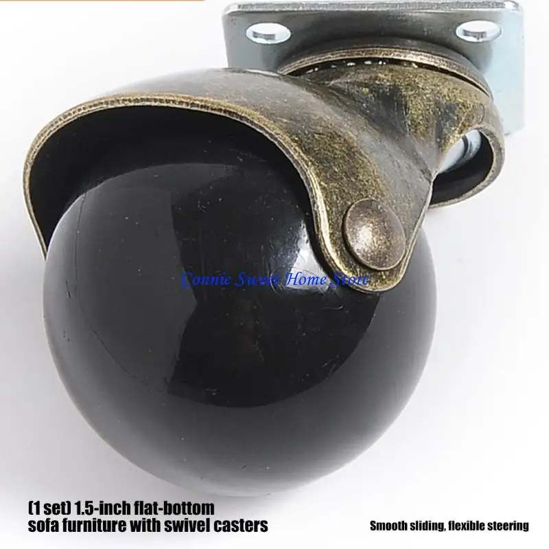 LXAF 1.5inch Swivels Top Plate Hooded Ball Caster Wheel Low Noise Ball Caster Wheel Universal Swivels Casters Easy to Install
LXAF 1.5inch Swivels Top Plate Hooded Ball Caster Wheel Low Noise Ball Caster Wheel Universal Swivels Casters Easy to Install