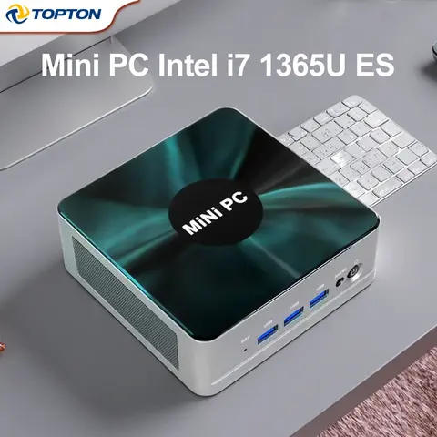 Neuer Mini-PC-Gaming-Computer i7-1365U/1360P ES DDR5 Thunderbolt 4 WiFi6E 2,5G LAN Windows 11 Pro Firewall Home Server Compact NUC