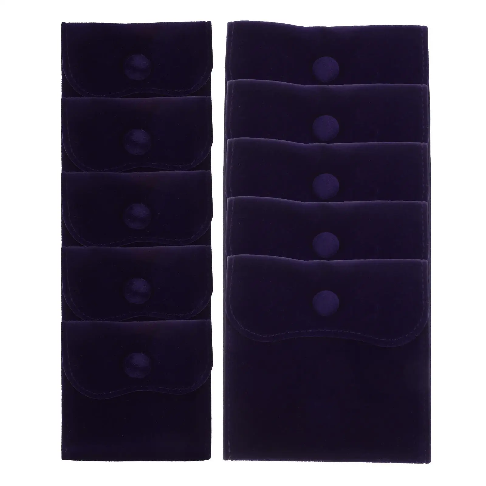 10pcs Jewelry Storage Bags 7x7cm10x10cmBlack Lint Material Button Closure Home Travel Gifts Accessories Watches
10pcs Jewelry Storage Bags 7x7cm10x10cmBlack Lint Material Button Closure Home Travel Gifts Accessories Watches