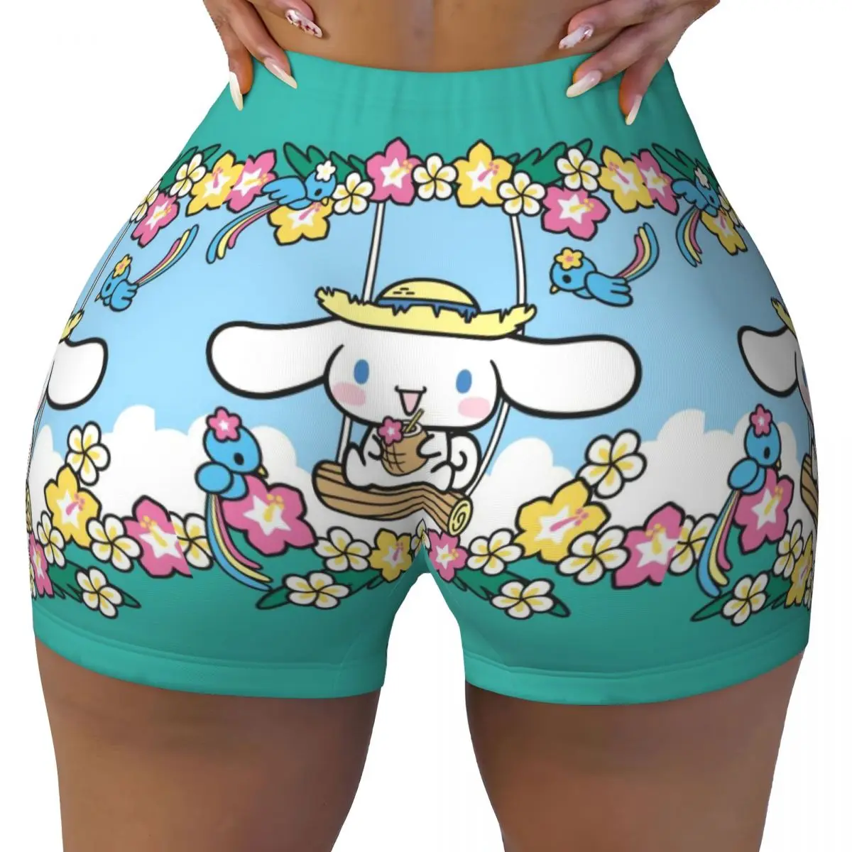 Пользовательские Happy Cinnamoroll мультяшные обои для тренировок байкерские шорты для бега женские шорты для спортзала и йоги
Пользовательские Happy Cinnamoroll мультяшные обои для тренировок байкерские шорты для бега женские шорты для спортзала и йоги