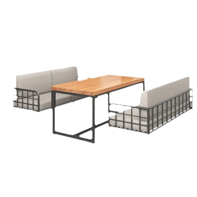 coffee shop hotel wrought iron sofa booth commercial western restaurant casual dining table and chair combination
coffee shop hotel wrought iron sofa booth commercial western restaurant casual dining table and chair combination