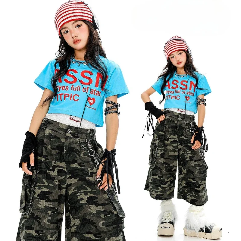 New Girls Hip Hop Clothing Crop T Shirt Camo Shorts Fashion Street Dance Costume Group Kpop Jazz Stage Performance Wear Outfits
New Girls Hip Hop Clothing Crop T Shirt Camo Shorts Fashion Street Dance Costume Group Kpop Jazz Stage Performance Wear Outfits