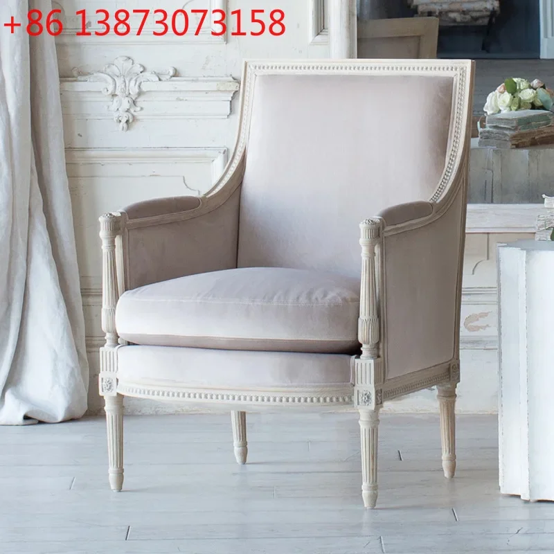 French country vintage distressed single lounge chair, American solid wood carved gilded living room sofa chair, tiger chair
French country vintage distressed single lounge chair, American solid wood carved gilded living room sofa chair, tiger chair