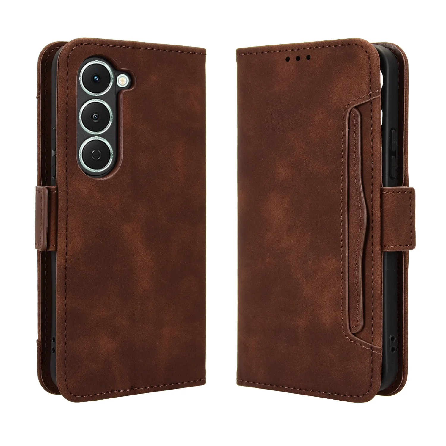 Для TECNO Spark 40 Pro 4G кожаный чехол-бумажник для телефона с несколькими отделениями для карт - коричневый
Для TECNO Spark 40 Pro 4G кожаный чехол-бумажник для телефона с несколькими отделениями для карт - коричневый