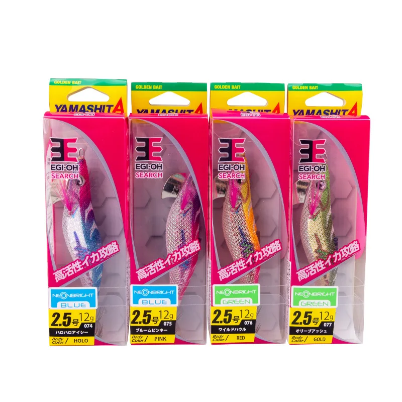 Japan Imported YAMASHITA Neon Rattle Beads Fluorescent Wooden Shrimp Squid Hooks 2.5/3.0/3.5 Sea Fishing Specialized Squid Lures
Japan Imported YAMASHITA Neon Rattle Beads Fluorescent Wooden Shrimp Squid Hooks 2.5/3.0/3.5 Sea Fishing Specialized Squid Lures
