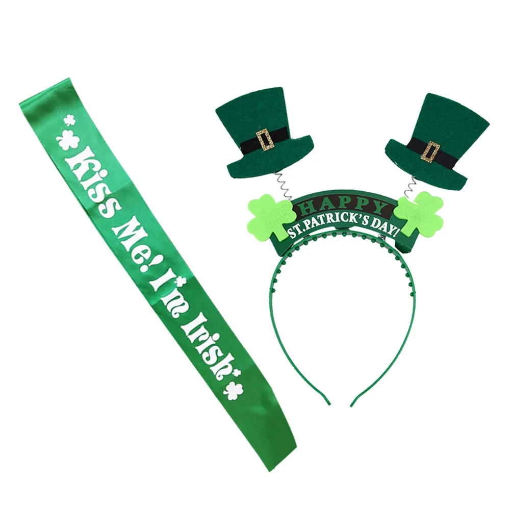1PC Clover Headband Sash Set Lightweight Patrick Party Supplies Festive Hair Accessories Novel Design Fun Atmosphere
1PC Clover Headband Sash Set Lightweight Patrick Party Supplies Festive Hair Accessories Novel Design Fun Atmosphere