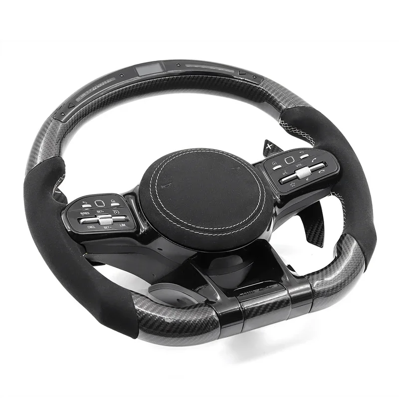 Carbon LED Car Steering Wheel Assembly for Mercedes Benz AMG Glc Gle A C E G V Cla A45 W204 W205 W206 W209 W213 W218 W221 W447
Carbon LED Car Steering Wheel Assembly for Mercedes Benz AMG Glc Gle A C E G V Cla A45 W204 W205 W206 W209 W213 W218 W221 W447