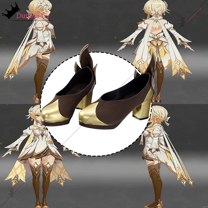 Lumine Shoes Game Genshin Impact Cosplay Costumes Women's Pointed Toe High Heels Genshin Impact Traveler Lumine New Skin Shoes
Lumine Shoes Game Genshin Impact Cosplay Costumes Women's Pointed Toe High Heels Genshin Impact Traveler Lumine New Skin Shoes