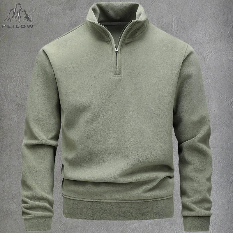 Мужские флисовые толстовки с воротником-стойкой, осенне-зимний модный пуловер с половиной молнии и длинными рукавами, теплые мужские походные куртки
Мужские флисовые толстовки с воротником-стойкой, осенне-зимний модный пуловер с половиной молнии и длинными рукавами, теплые мужские походные куртки